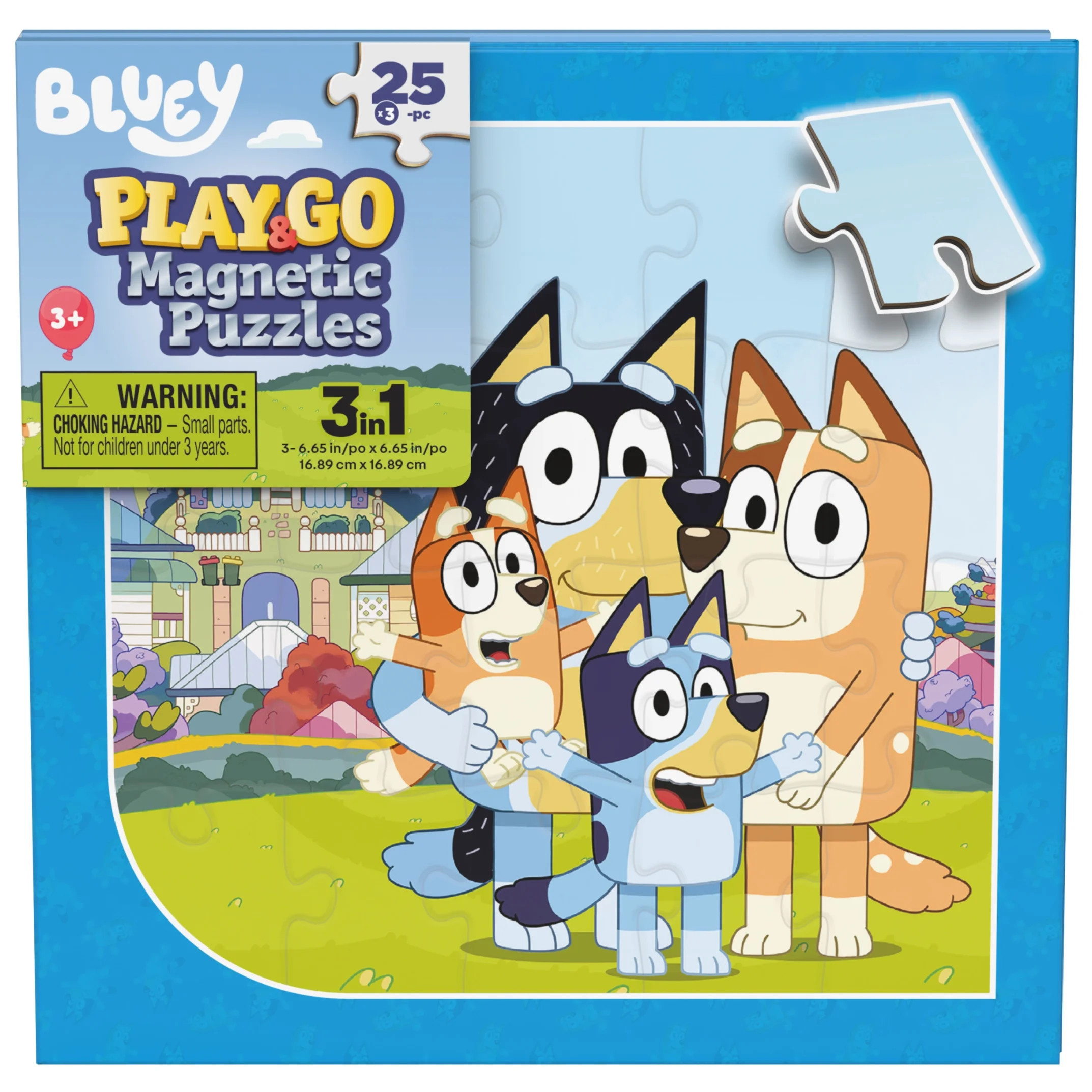 Spin Master Games, Bluey Play & Go 3-in-1 Magnetic Puzzles, 25 Pieces, for Ages 3 and up | Walmart (US)