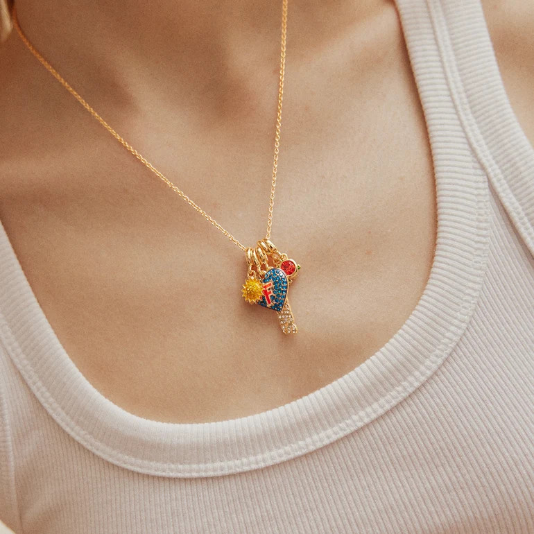 University of Florida Cluster Charm Necklace - University of Florida | BaubleBar