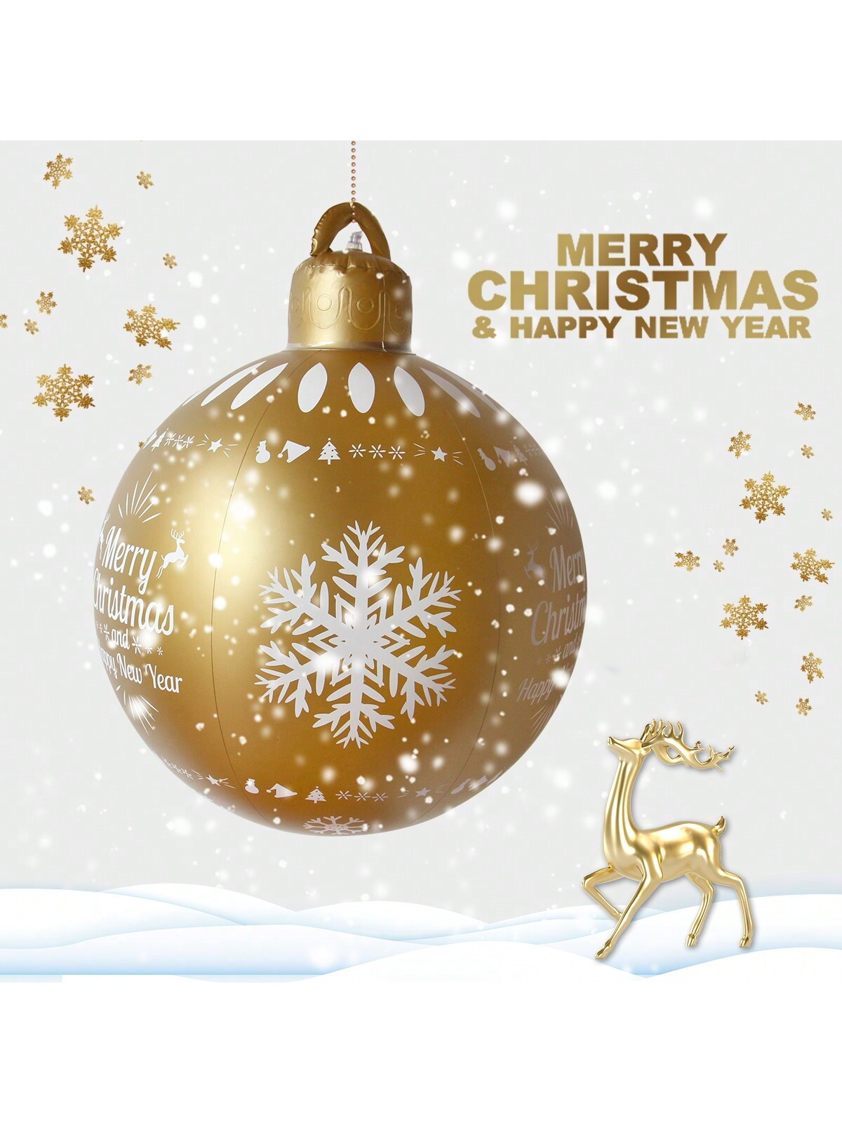 Large inflatable Christmas yard lights, Christmas tree decorations, inviting neighbors and friend... | SHEIN