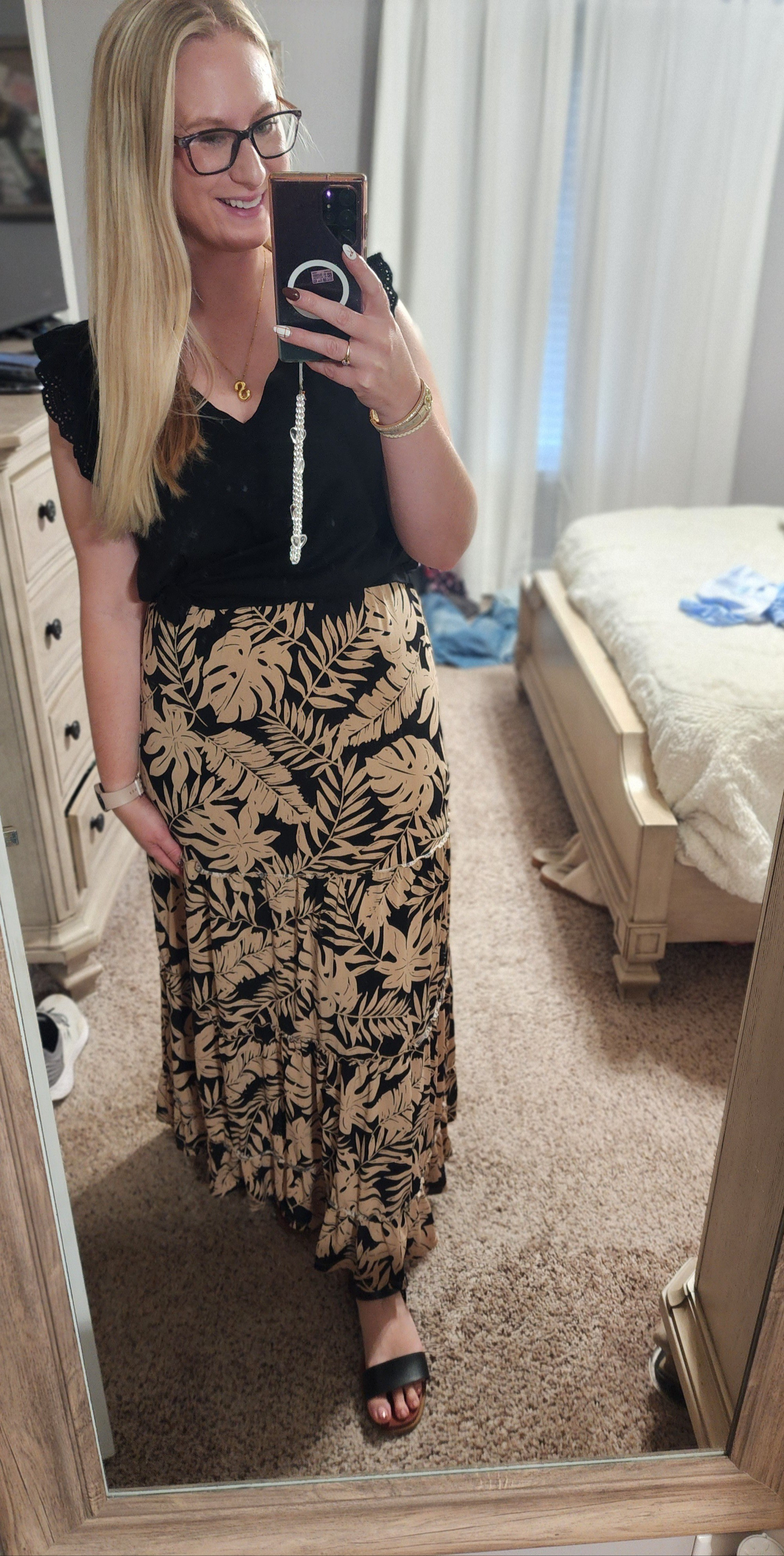 Teacher Outfit of the Day 🖤Dress was @Walmart last year, but will link similar. I just work a top over it. Teacher Outfit | Teacher Style | Teacher Fashion | Affordable Fashion | Midsize Style | Modest Style 

#LTKMidsize #LTKStyleTip #LTKWorkwear