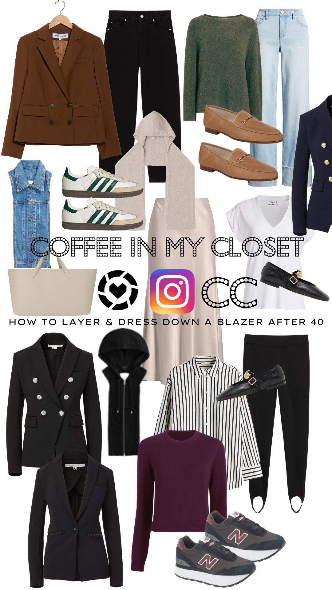 You can look hot and stay cool when you layer a blazer like this. 

Never miss a a free styling session and the links to go back watch and shop when you subscribe to style on closetchoreography.com