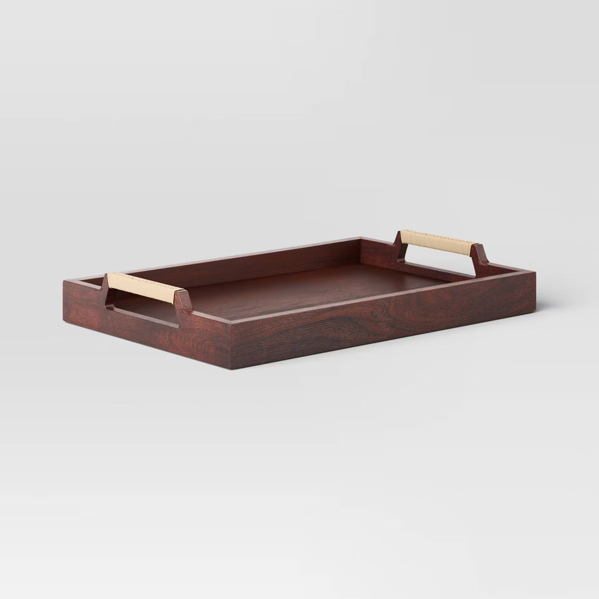 Decorative Dark Wood Tray - Threshold™ | Target