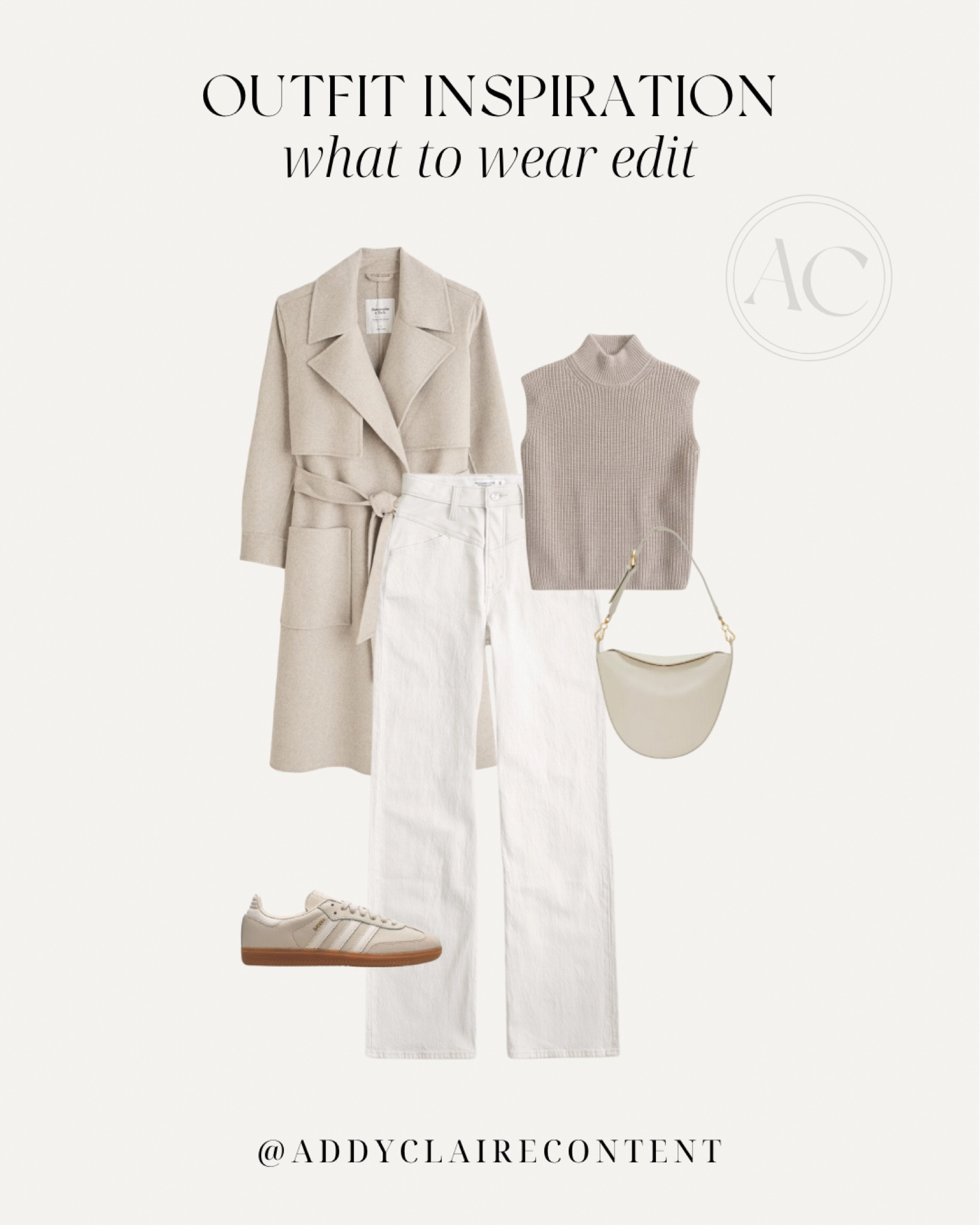 Monochrome Outfit Aesthetic
business casual ideas/ Office outfit/ neutral outfits/ Women’s capsule wardrobe/ minimalist outfit ideas/ running errands outfit/ affordable fashion finds/ sneakers casual outfit/ white jeans outfit/ jeans/ easy outfit ideas/ trench coat styling/ affordable trench coat

#LTKSeasonal #LTKworkwear #LTKstyletip