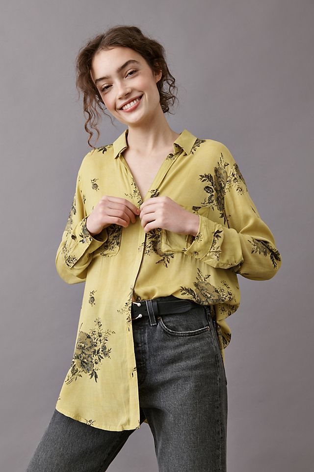 Pilcro The Romy Relaxed Buttondown | Anthropologie (US)