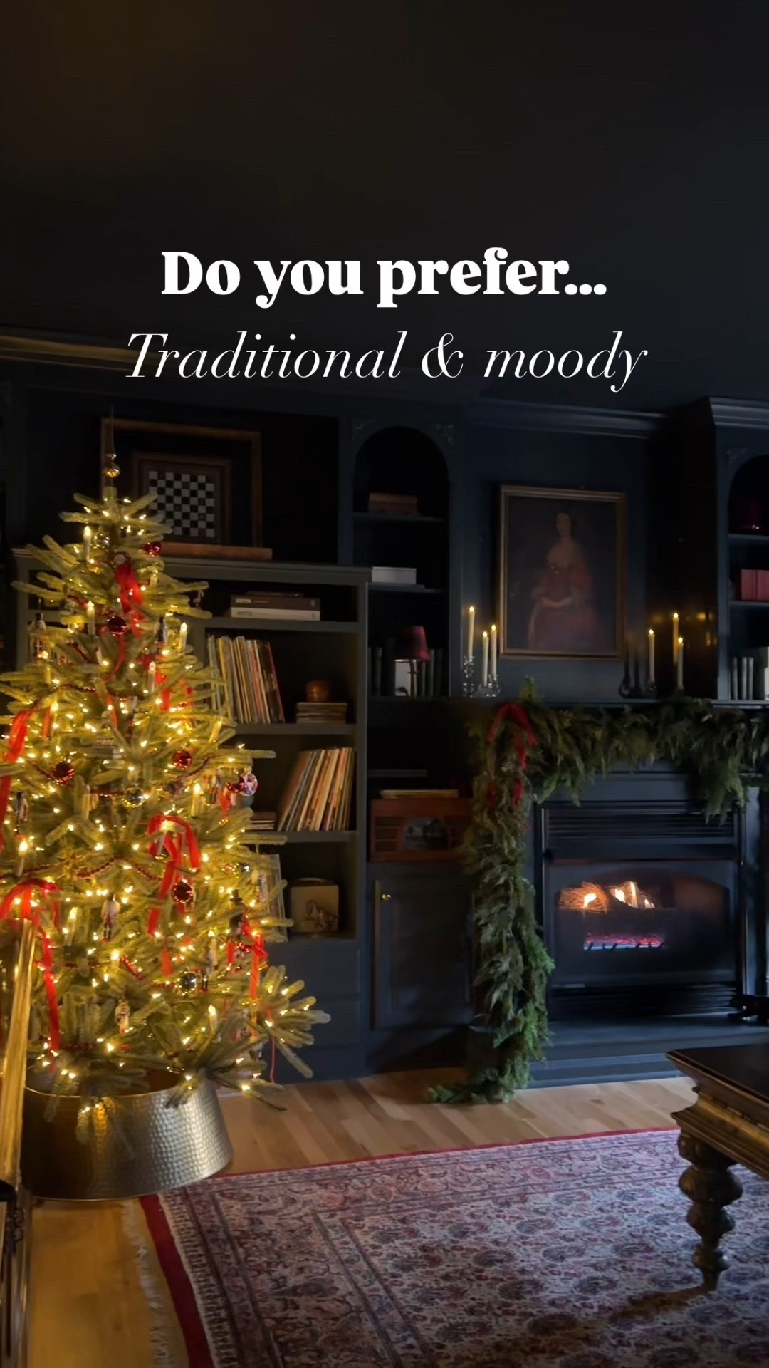 Moody & traditional 🤎
or
Vintage & cheerful 🎄✨

I genuinely love them both — which one are you?

#christmasornaments #cozychristmas #vintagechristmas #ralphlaurenchristmas #christmastree 

#LTKHome #LTKHoliday #LTKSeasonal