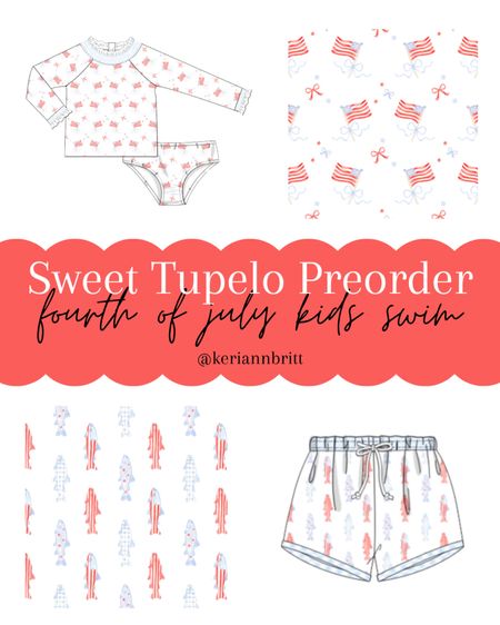 It’s time to get 4th of July preorders in for the summer and patriotic holidays! Sweet Tupelo Clothing has two adorable prints available in tons of style. Preorder closes March 24th at 11:59pm EST.

Kids summer outfit / bamboo pajamas / smocked outfit / Fourth of July / Americana style / kids swim / swimsuit / kids swimwear #ad 

#LTKkids #LTKswim #LTKbaby