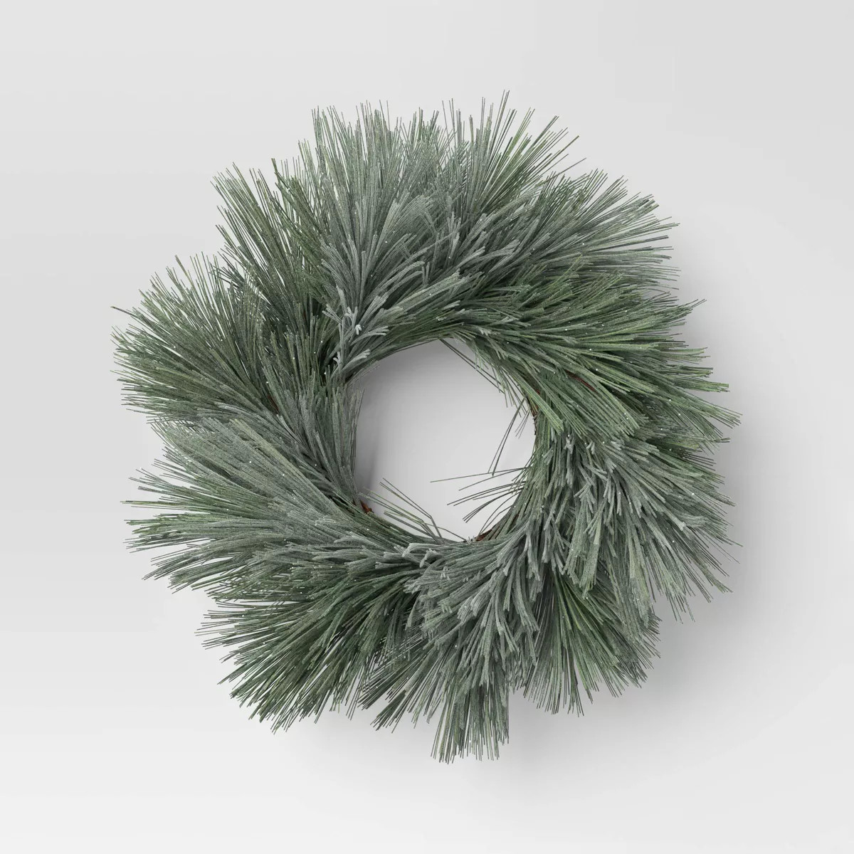 Shimmer Long Needle Christmas Wreath - Threshold™ | Target