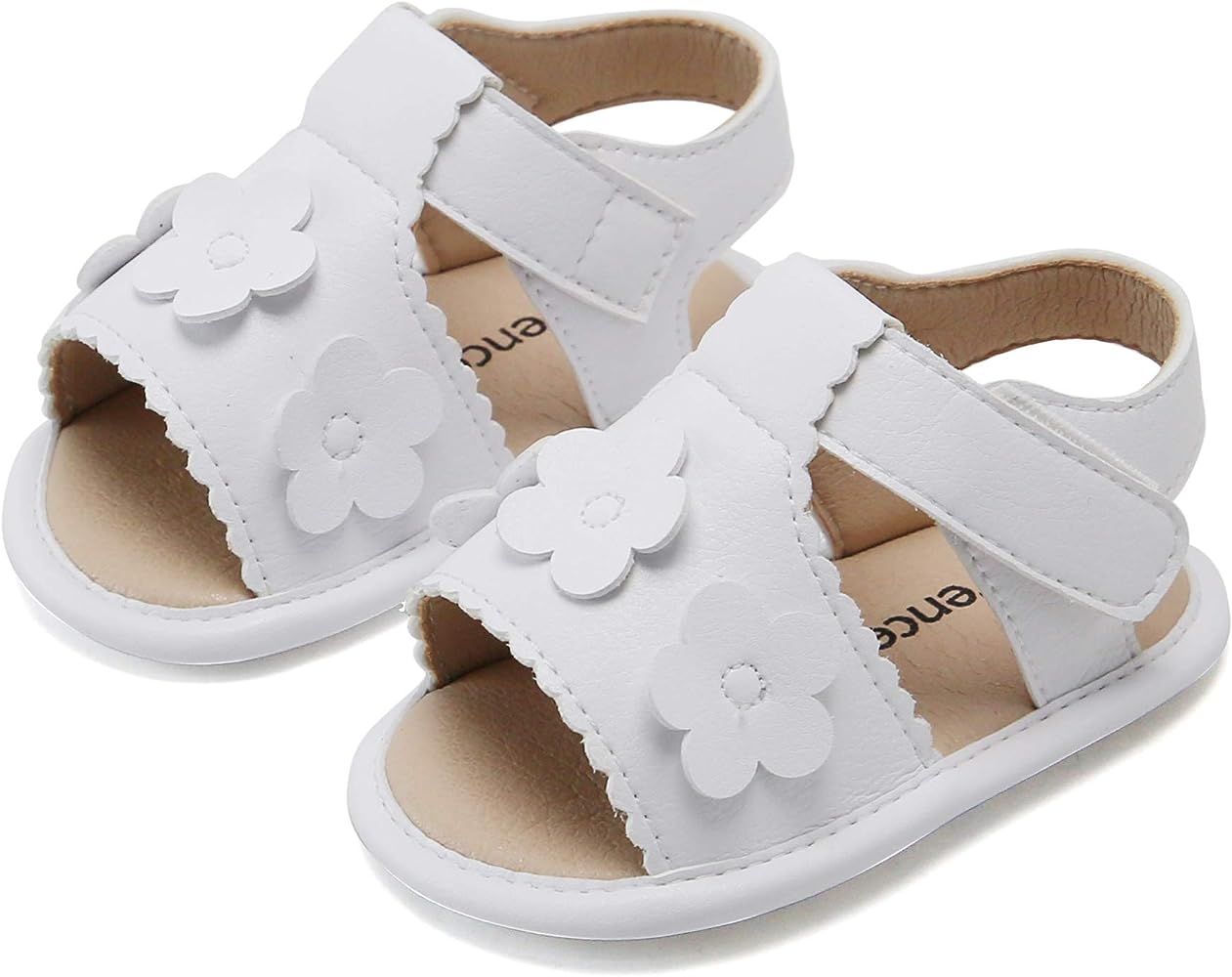 Kiderence Baby Girls Infant Sandals First Toddler Sandals Girls Kids Shoes | Amazon (US)