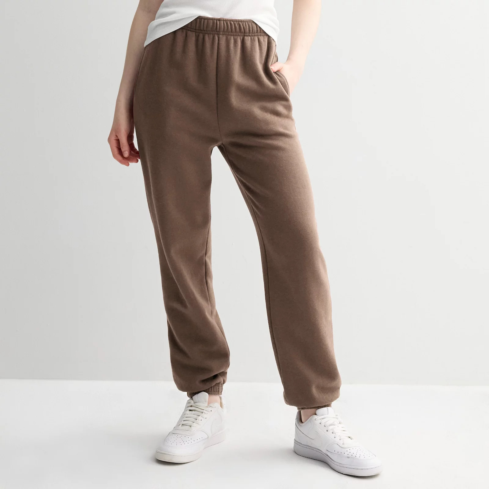 Juniors' SO® Foldover Fleece Jogger Pants | Kohl's