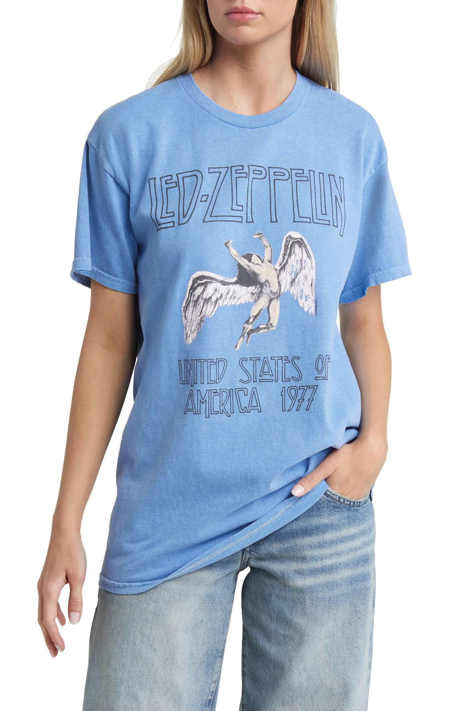 Vinyl Icons Led Zeppelin 1977 Tour Graphic T-Shirt | Nordstrom | Nordstrom