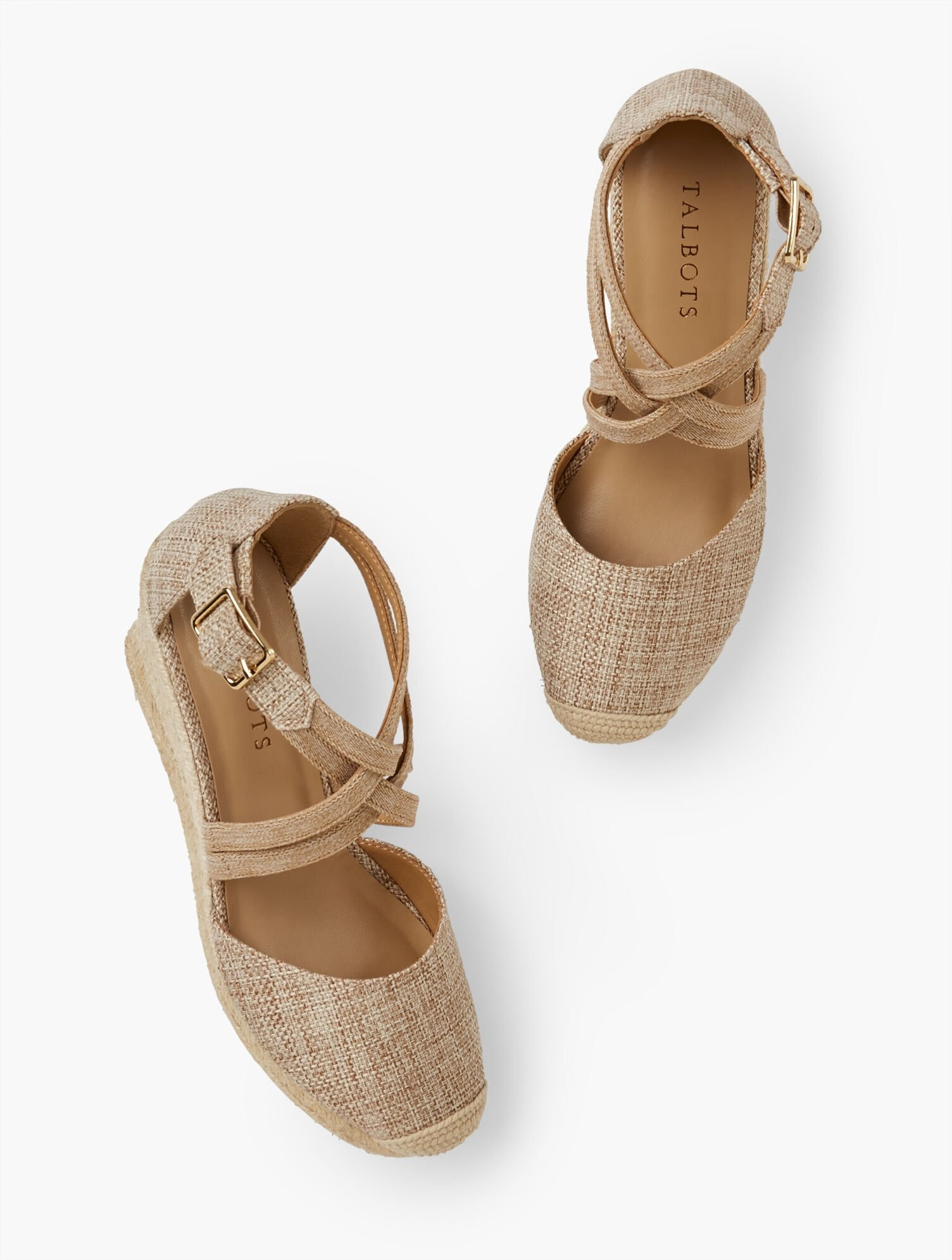 Lyndsay Espadrille Wedges - Linen | Talbots
