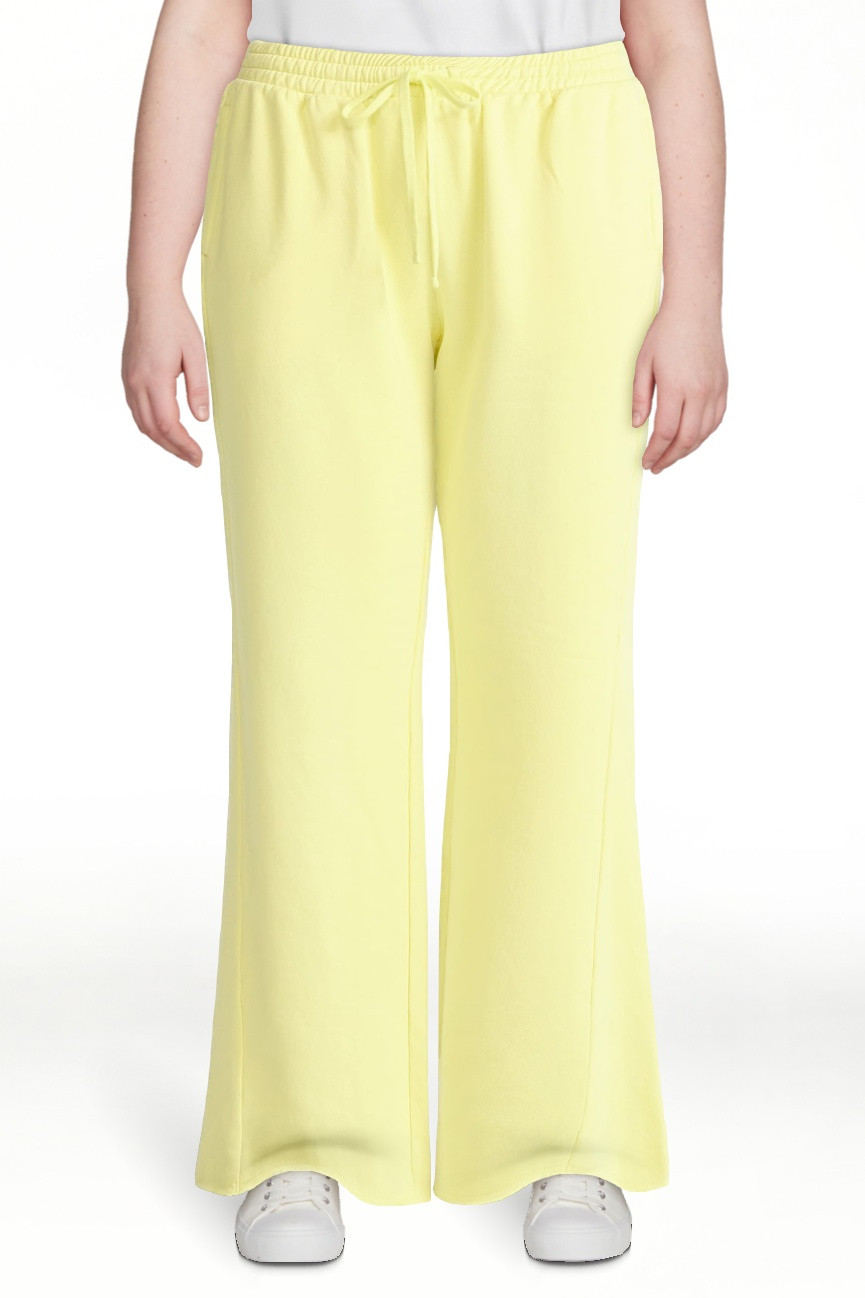 Scoop Women’s Mineral Washed Fleece Flare Leg Sweatpants, Sizes XS-XXL | Walmart (US)