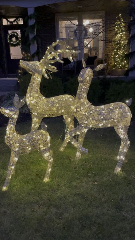 Love these outdoor reindeer. This year will mark the fourth different front yard we’ve used them in and we love them! Snag them now while they are still a good price! (We removed the red bows on ours)  

#LTKSeasonal #LTKHolidaySale #LTKHoliday