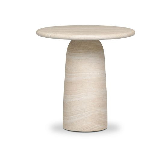 Cardinal Round Concrete End Table (22") | Pottery Barn (US)