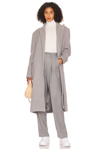 Line & Dot John Coat in Grey from Revolve.com | Revolve Clothing (Global)