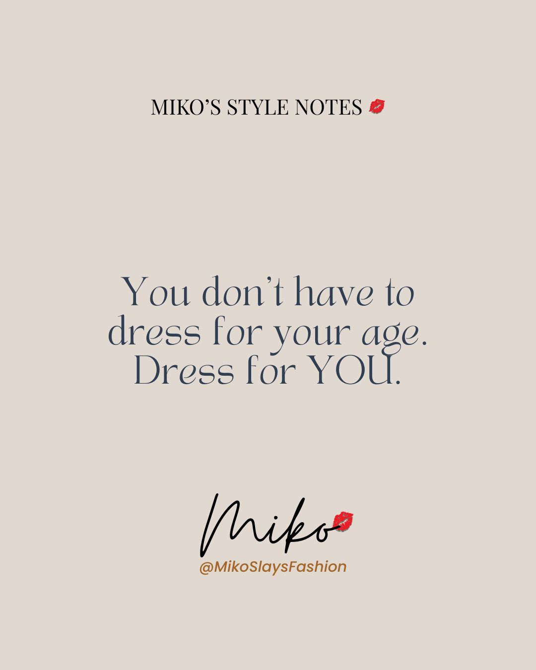 Your body.
Your lifestyle.
Your personality.
YOUR closet.

That’s who gets a vote. 💋

Style it. Own it. SLAY it. 💋 

 #LTKselfcare