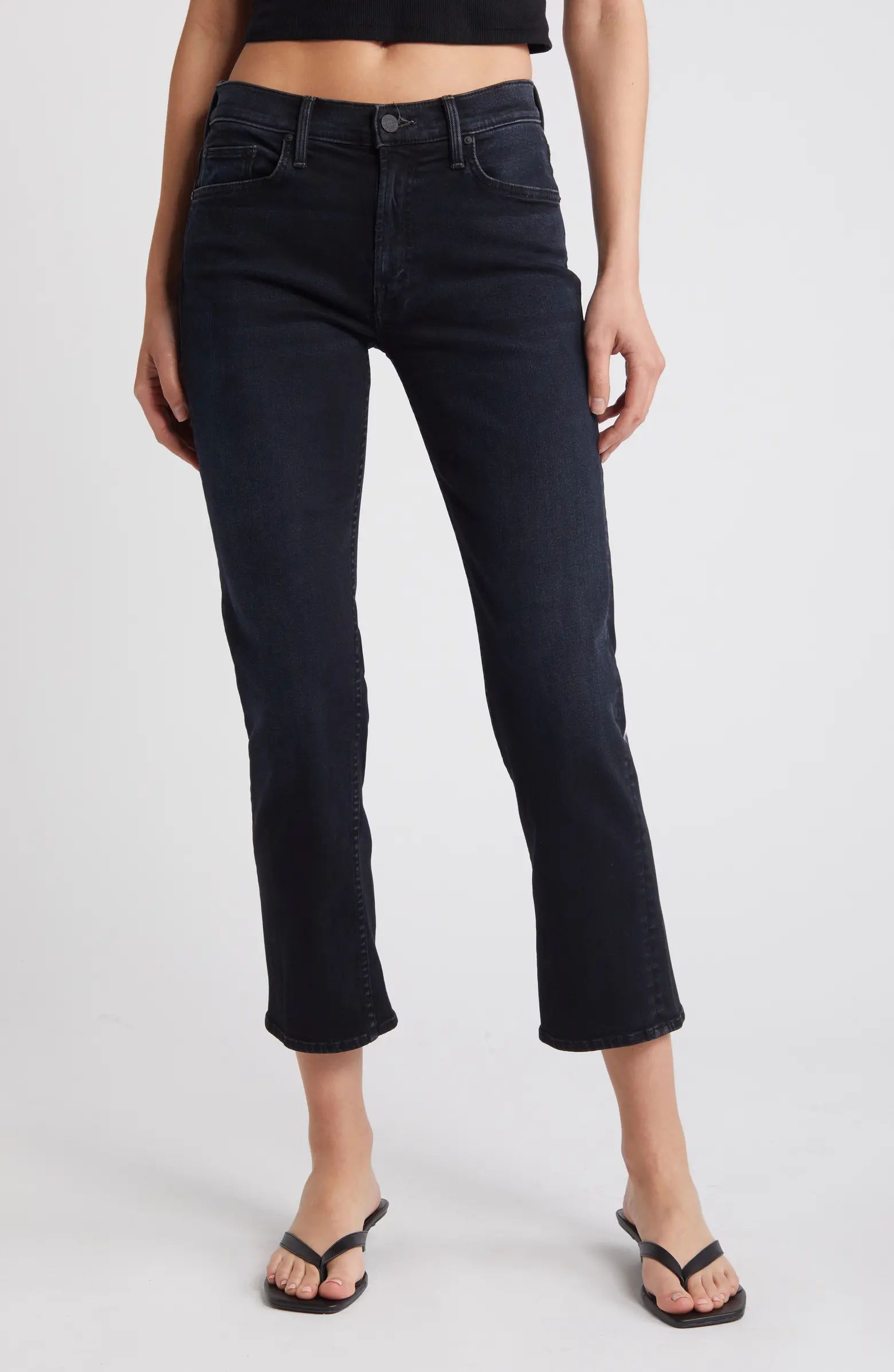 The Rider High Waist Ankle Slim Straight Leg Jeans | Nordstrom