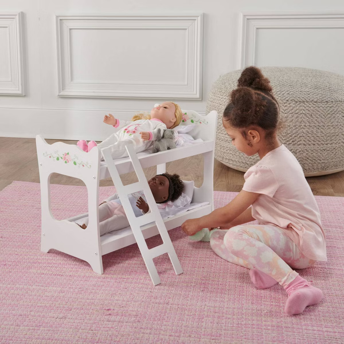 Badger Basket White Rose 18" Doll Bunk Bed | Target
