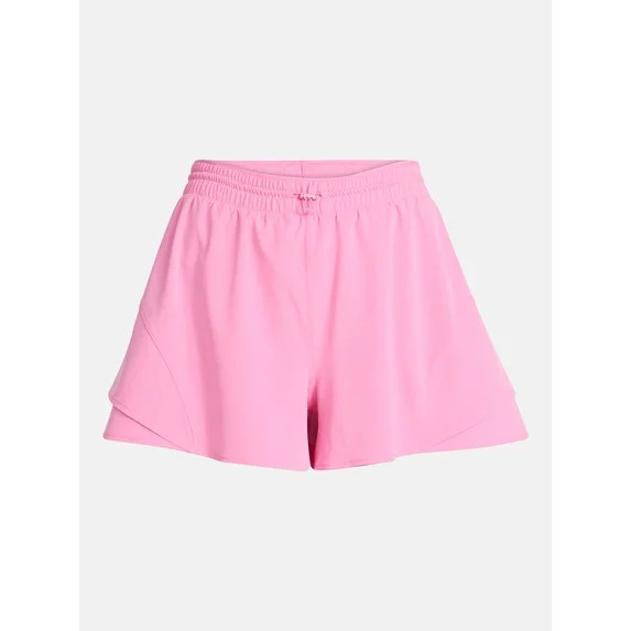 Avia Women's and Women's Plus Flounce Running Shorts, Sizes XS-4X | Walmart (US)