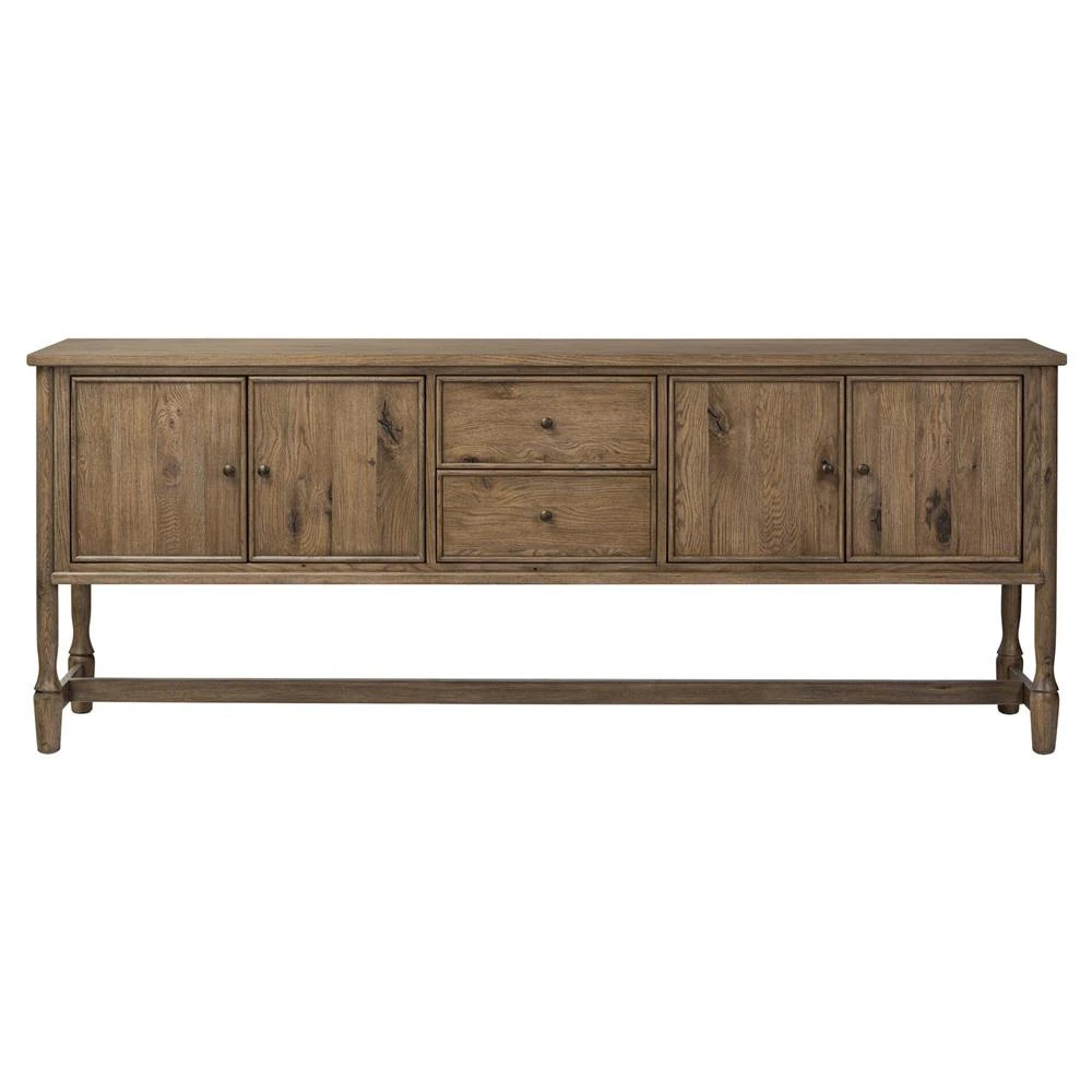 Bari Weathered Oak Sideboard | Kathy Kuo Home