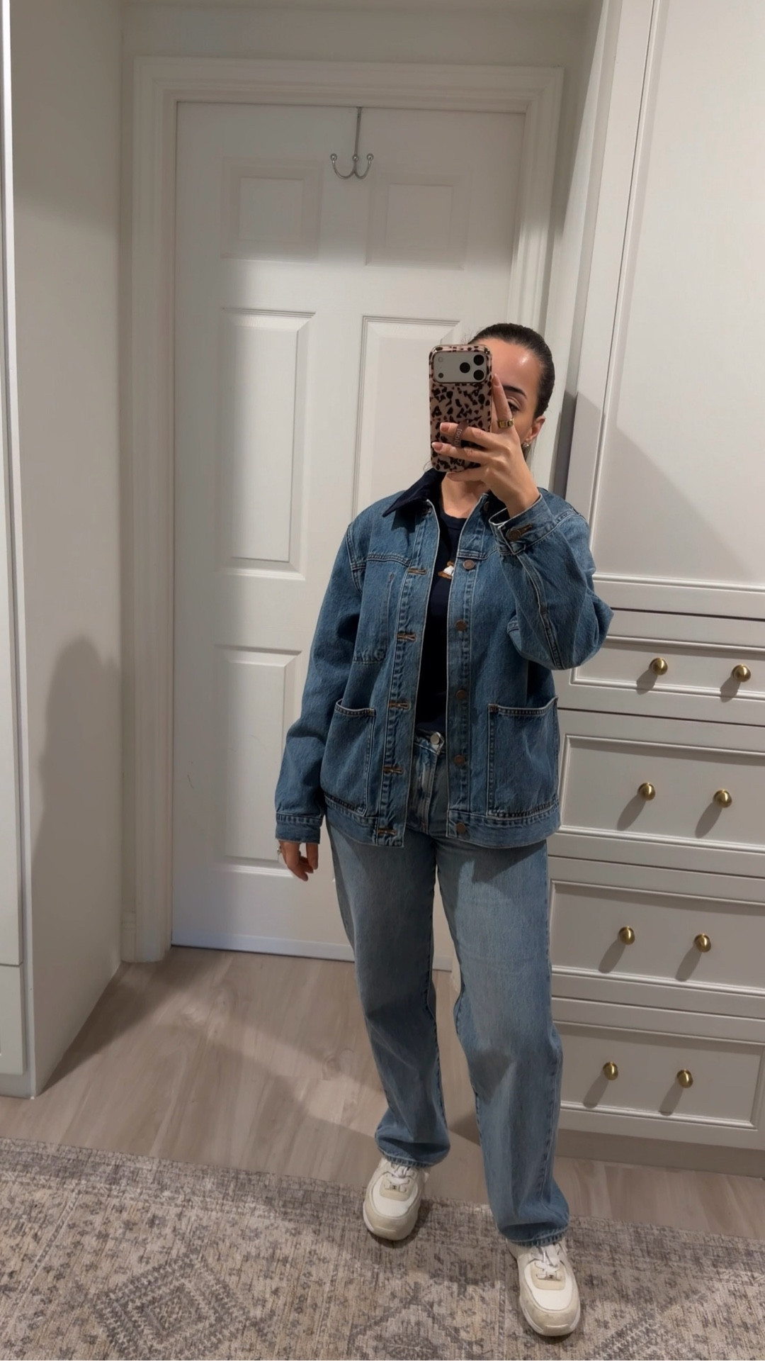Hair day outfit - Denim on denim look ✨