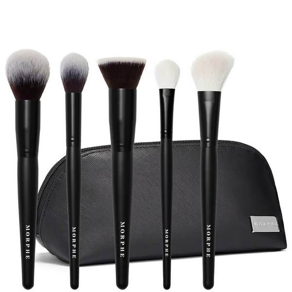 Morphe Face The Beat 5 Piece Brush Collection and Bag (Worth £79.00) | Look Fantastic (ROW)