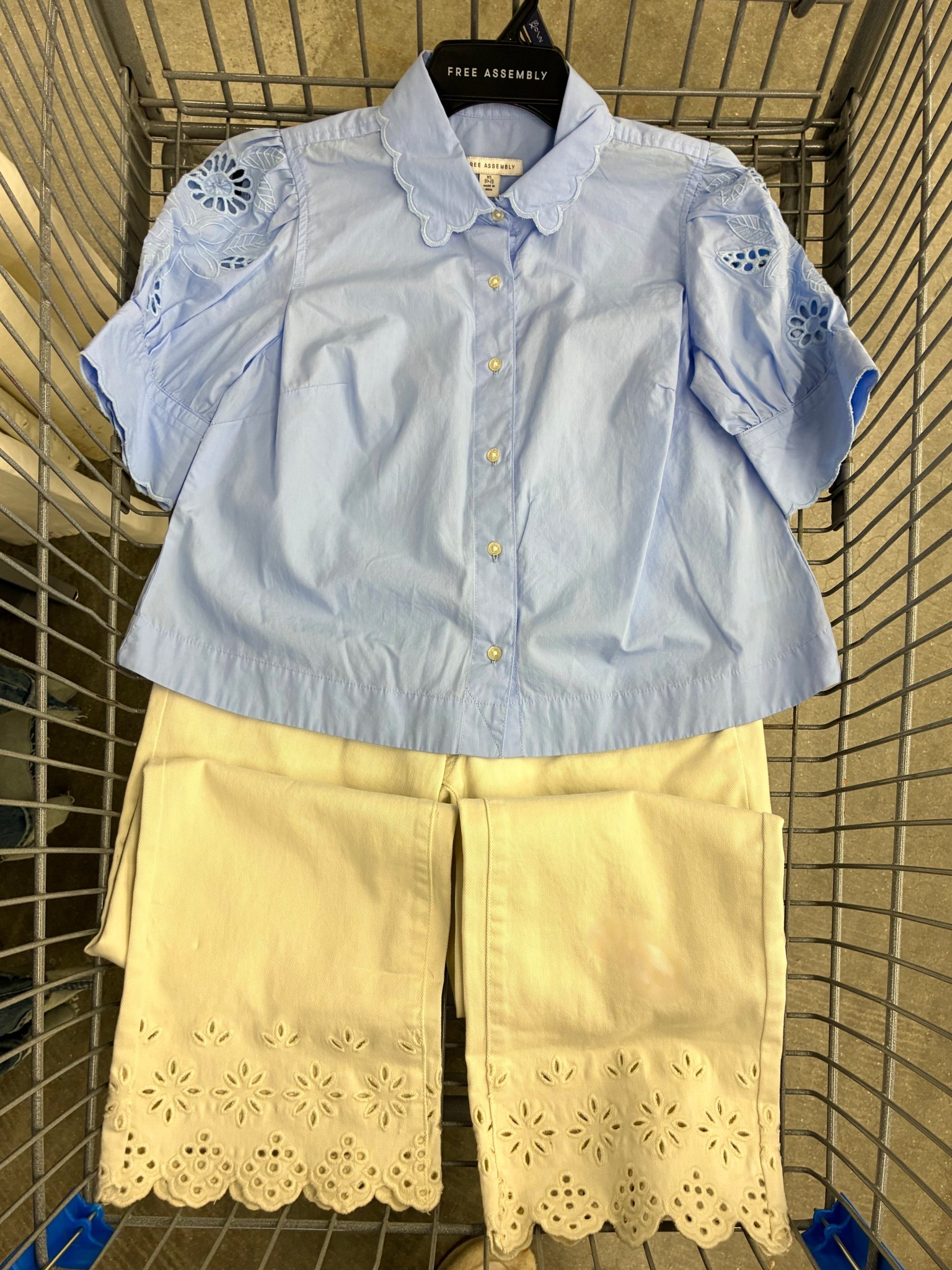 Girls these pants are so adorable and the photo does not do them justice! They are some of the prettiest white jeans and I love the eyelet details! 

#LTKootd #LTKSeasonal #LTKWorkwear