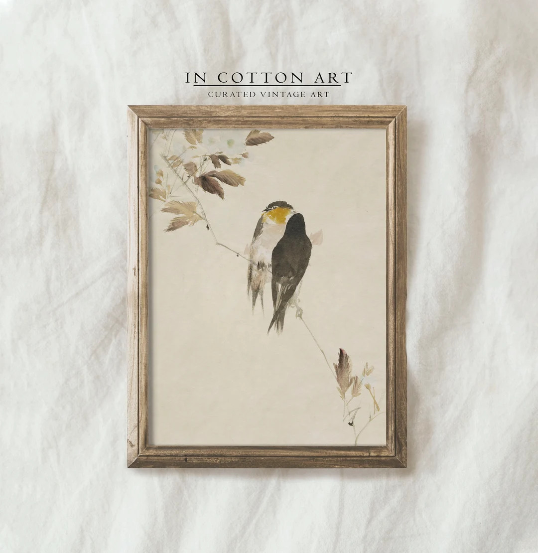 Warm Autumn Wall Decor / Fine Art Vintage Fall Print / Neutral - Etsy | Etsy (US)