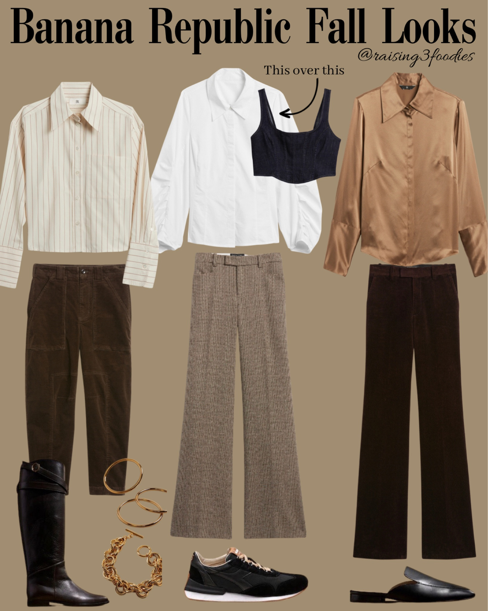 Banana Republic Sale!!!  Save 40% off on these fall New Arrivals! I love these warm earthy colors! 


Ootd, trousers, barrel pants, corduroy, corset, bracelet, loafers, boots, tweed 

#LTKshoecrush #LTKSeasonal #LTKstyletip