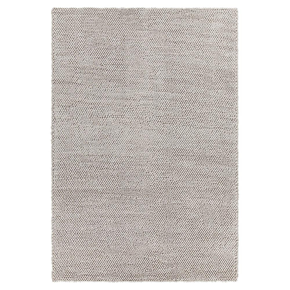 Harriet Modern Grey Hand Woven Wool Rug - 5'x7'6" | Kathy Kuo Home