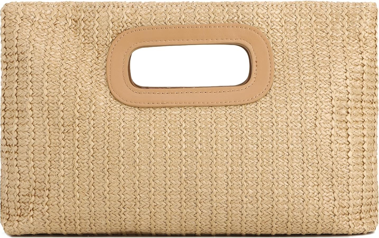 Fecialy Straw Clutch Top Handle Clutch Handbags for Women Raffia Evening Bag Woven Beach Summer B... | Amazon (UK)