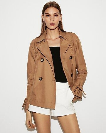 Double Breasted Trench Coat | Express