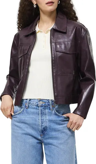 Kayleigh Faux Leather Bomber Jacket | Nordstrom