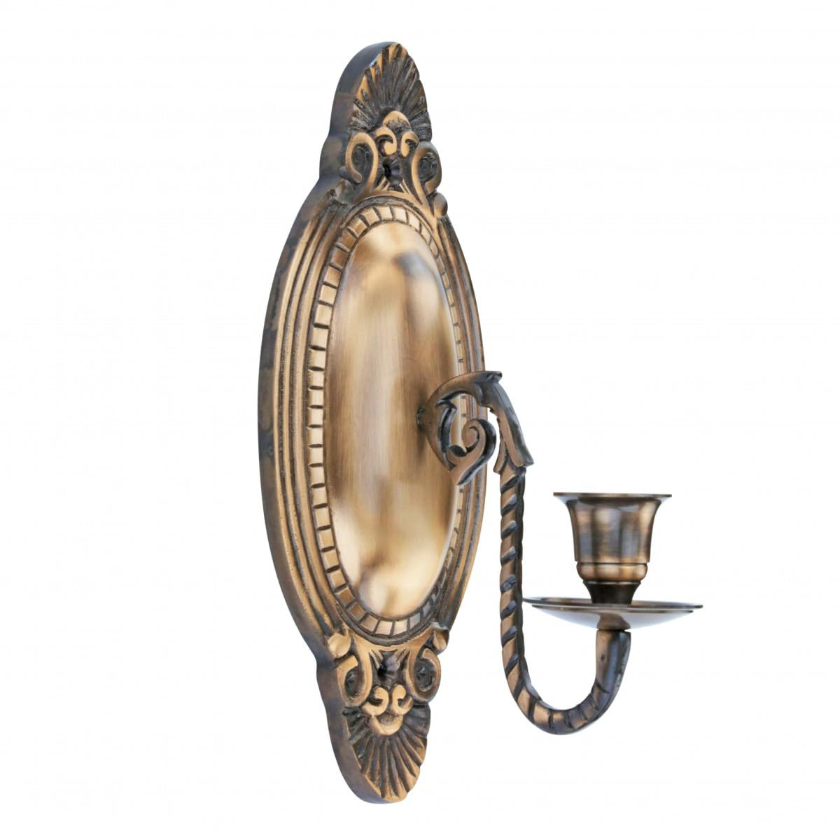 Renovator's Supply Antique Brass Wall Sconce Candle Holder Victorian Vintage Design | Amazon (US)