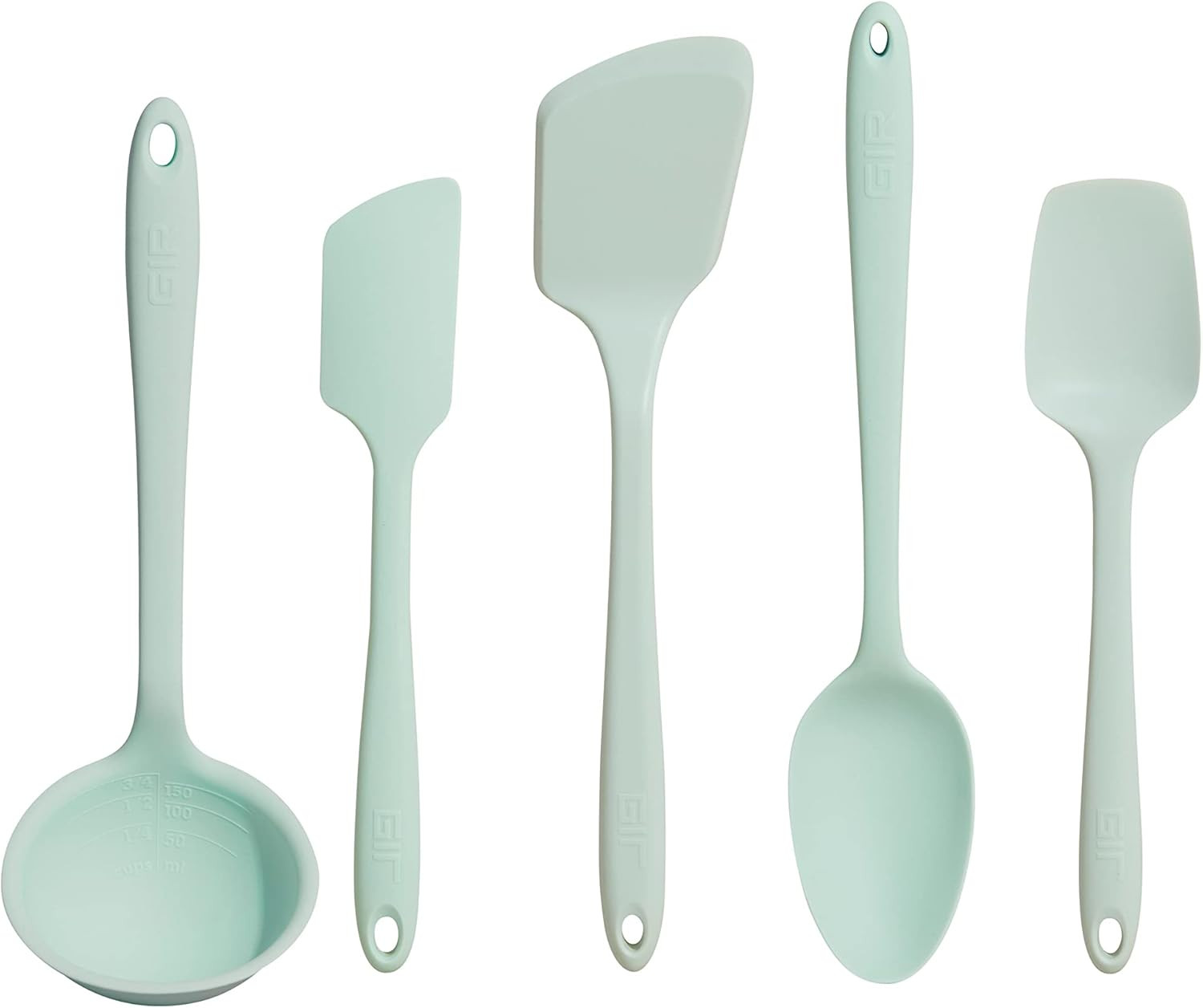 GIR: Get It Right 5-Piece Silicone Ultimate Kitchen utensils set - Ladle, Spatula, Flip, Spoon & ... | Amazon (US)