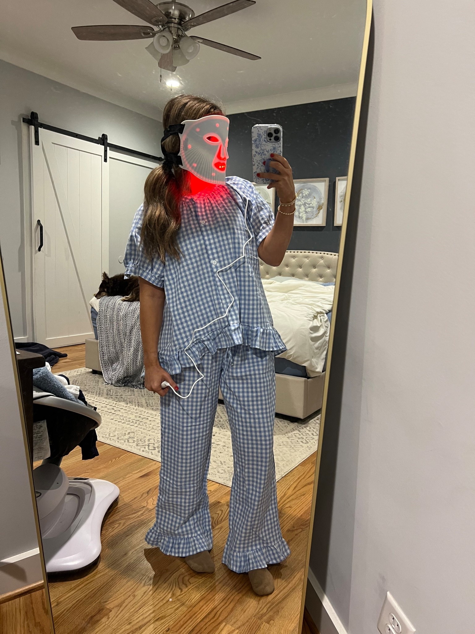 Apparently this is ✨ 30 ✨ and it’s the best, if you ask me. 
Beyond obsessed with these comfy pjs that I will be wearing until further notice. Also, SO excited about my red light therapy mask my husband got me! I’ve been wanting for one for so long! 

#LTKHoliday #LTKselfcare #LTKmomlife