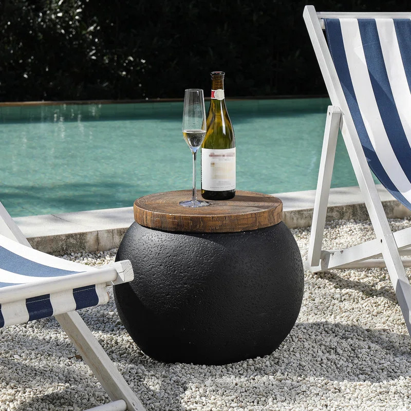 Kampsville Wood Outdoor Side Table | Wayfair North America