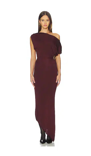Favorite Mehek Asymmetric Knit Dress in Oxblood

              
    
        
        
          ... | Revolve Clothing (Global)