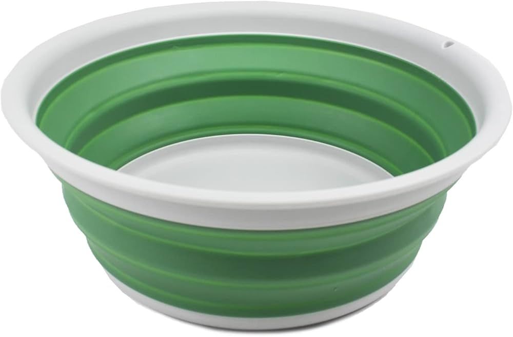 SAMMART 7.5L (1.98 Gallon) Collapsible Tub - Foldable Dish Tub - Portable Washing Basin - Space S... | Amazon (US)
