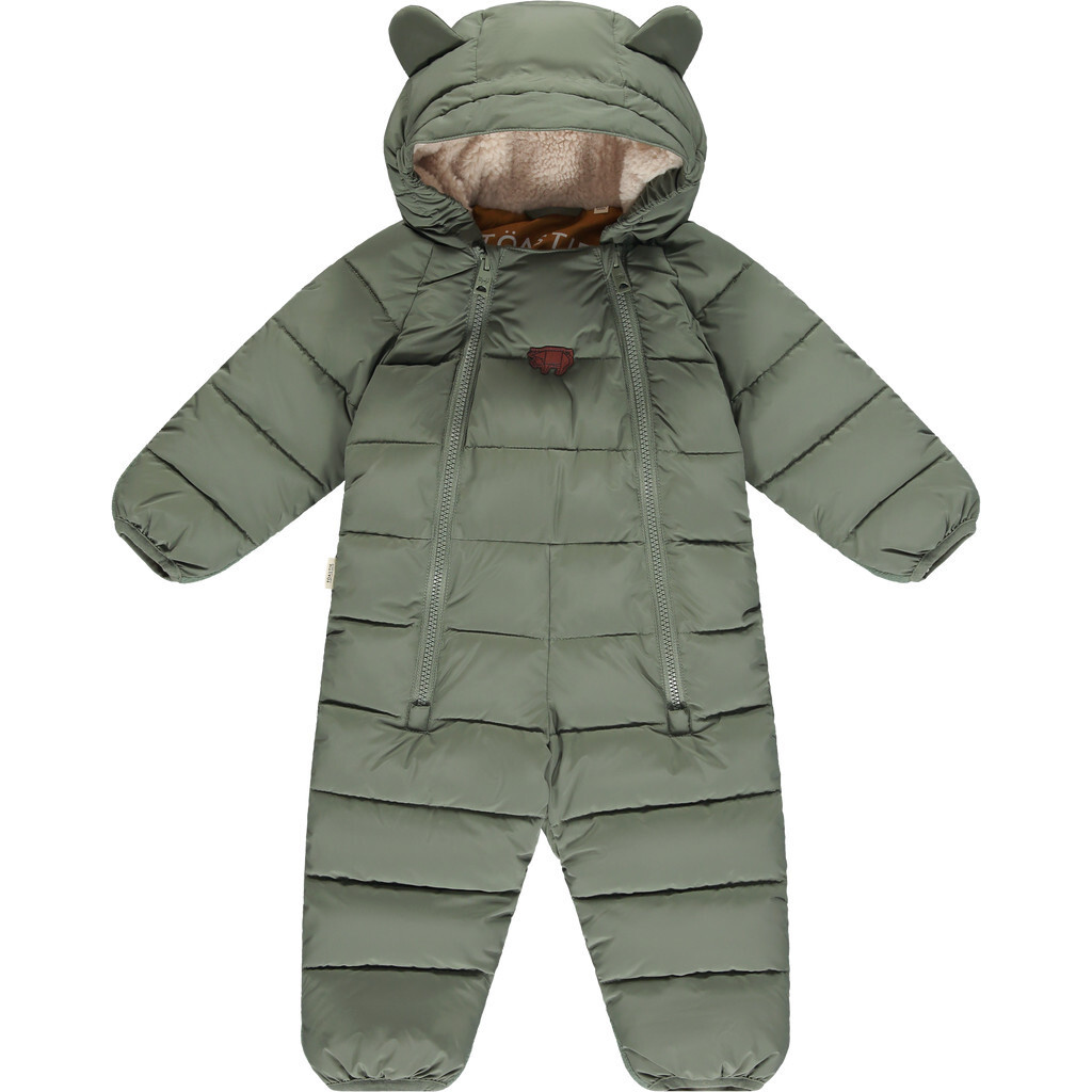 Quilted Onesie, Sage | Maisonette
