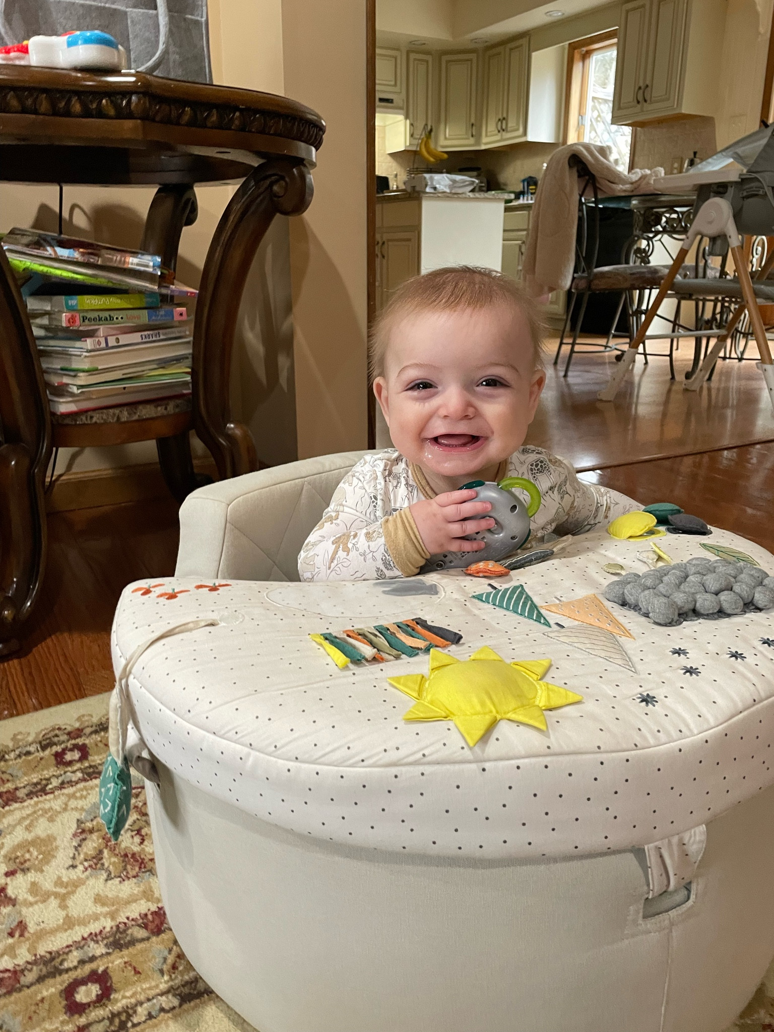 Love this baby seat/toy! Also linked a few different versions that are on sale! #crateandbarrel #crateandkids #babytoy #nursery

#LTKBaby #LTKSaleAlert #LTKHome