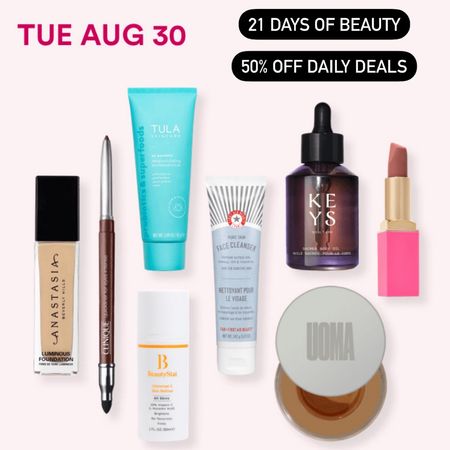 21 days of beauty sale going on now! 

50% off daily deals!

#lipstick #tula #concealer #beauty #makeup #skincare #ulta #powder #skinoil #facewash #eyeliner #facecleanser #clinique #firstaidbeauty #dailydeals


#LTKsalealert #LTKbeauty #LTKSeasonal