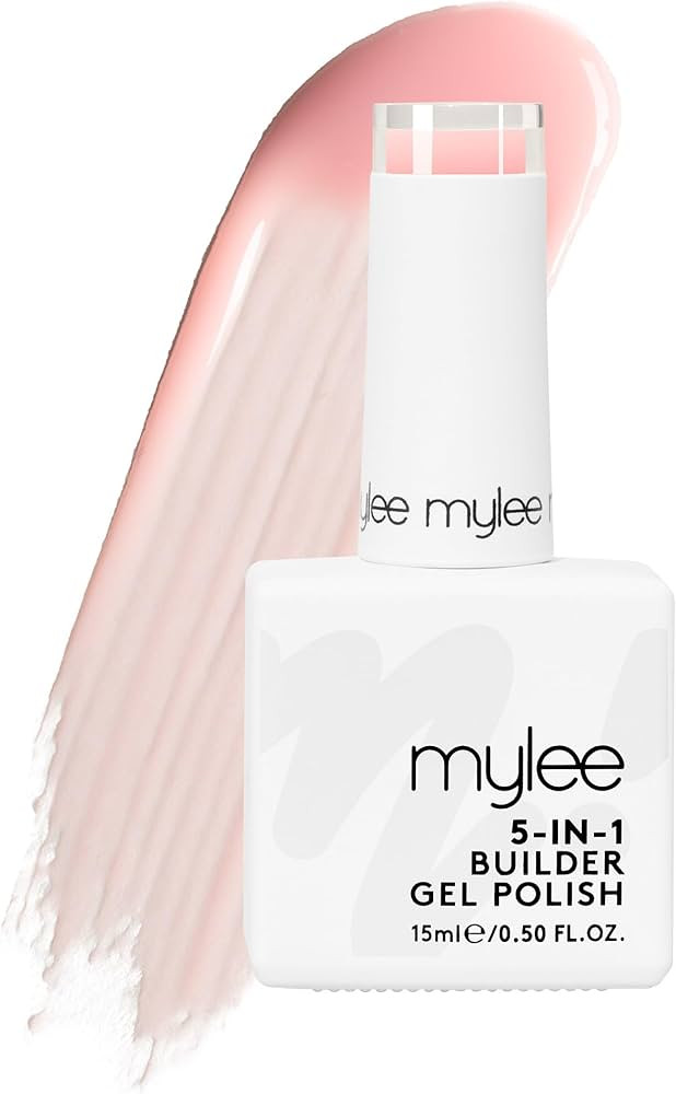 Mylee 5 in 1 Builder Base Strengthening Gel 15ml, UV/LED Nail Polish Coat for Hard Strong Nails T... | Amazon (UK)