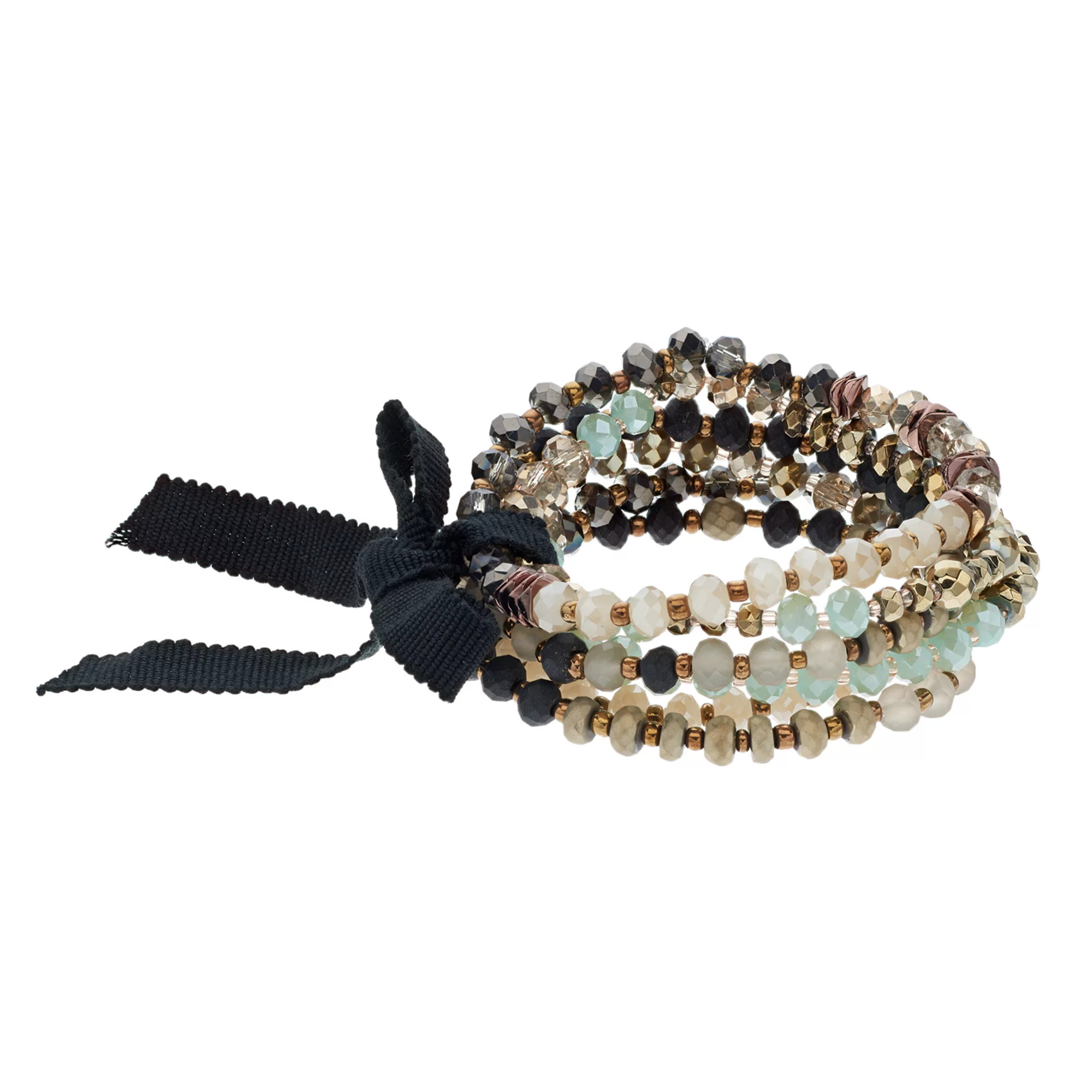 Simply Vera Vera Wang Beaded Stretch Bracelet Set | Kohl's
