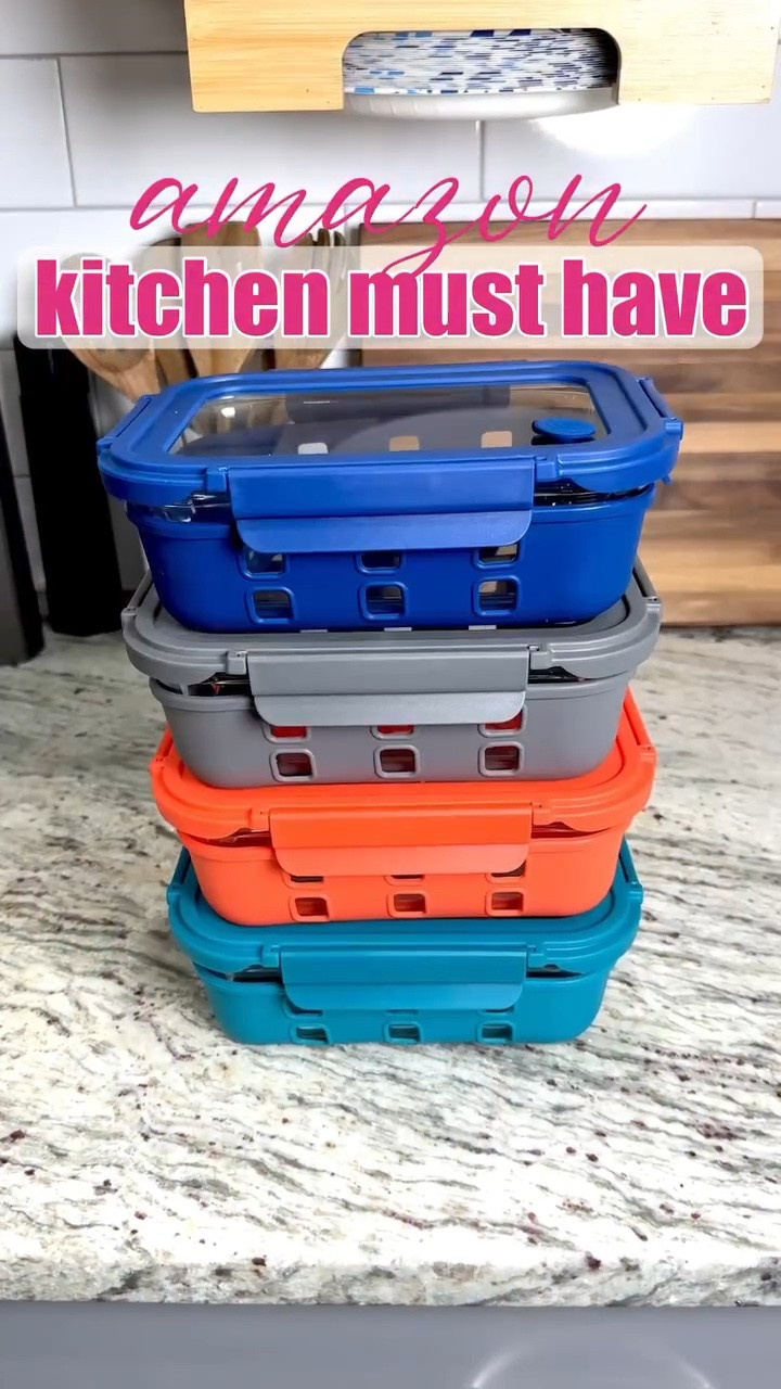 Glass food storage containers that have invented design so you can pop them right in the microwave. They’re oven safe, dishwasher safe, and the silicone bottom prevents burning your hands!￼￼
.
.
.
.
#amazonkitchen #mealprepping #amazonkitchenfinds #amazonfavorites #foodstoragecontainer amazonhome amazonhomefinds amazonbestsellers amazonbestseller amazonmusthave bestofamazon bestamazonfinds amazongadgets amazonproduct amazonfavorite amazongadget bestseller bestsellers amazonbestproducts amazonkitchen amazonkitchenfinds amazonkitchengadgets amazonkitchenfavorites amazonhomehacks

#LTKfoodie #LTKHome