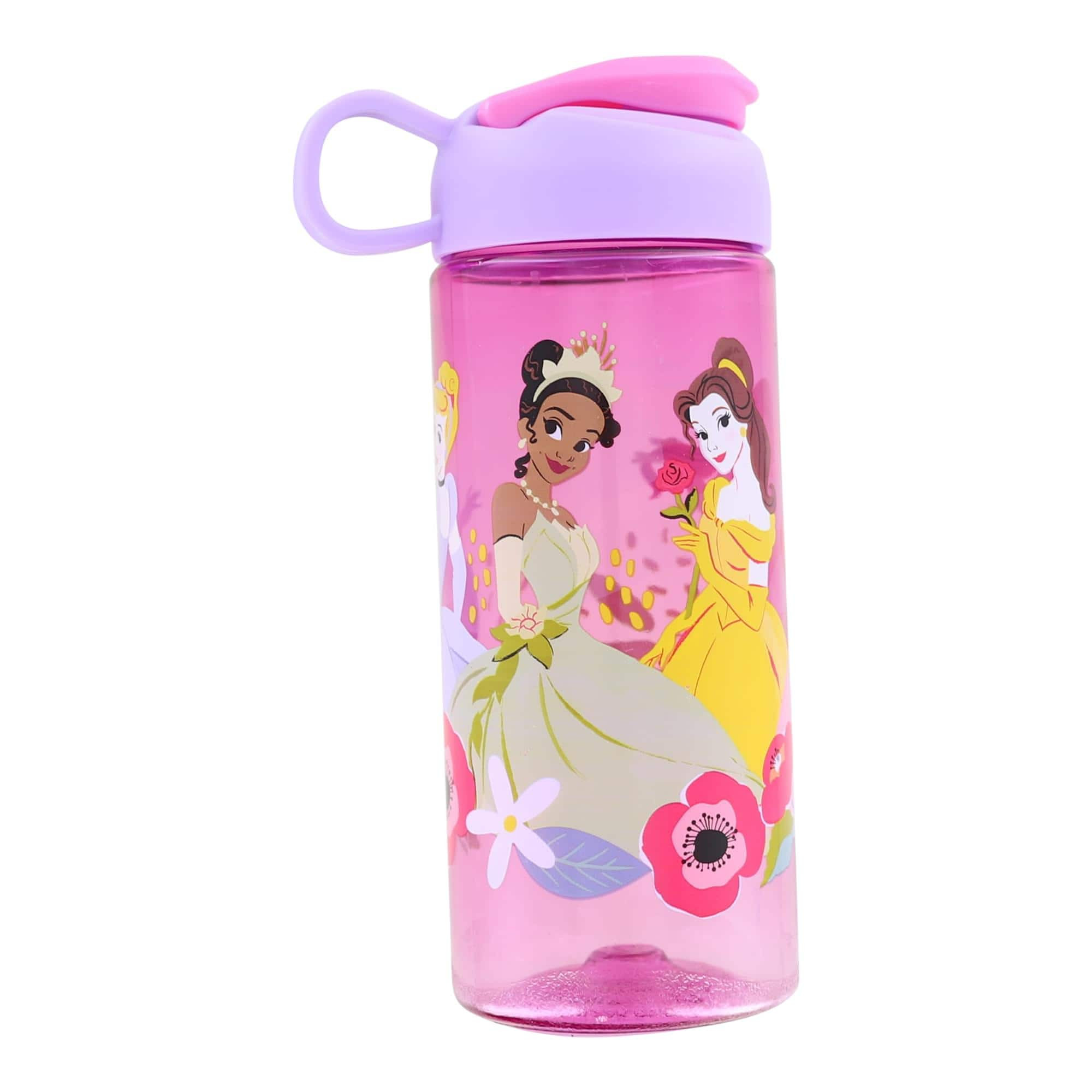 Disney - Princess 16.5 Ounce Water Bottle w/ Screw Lid - Pink | Best Buy U.S.