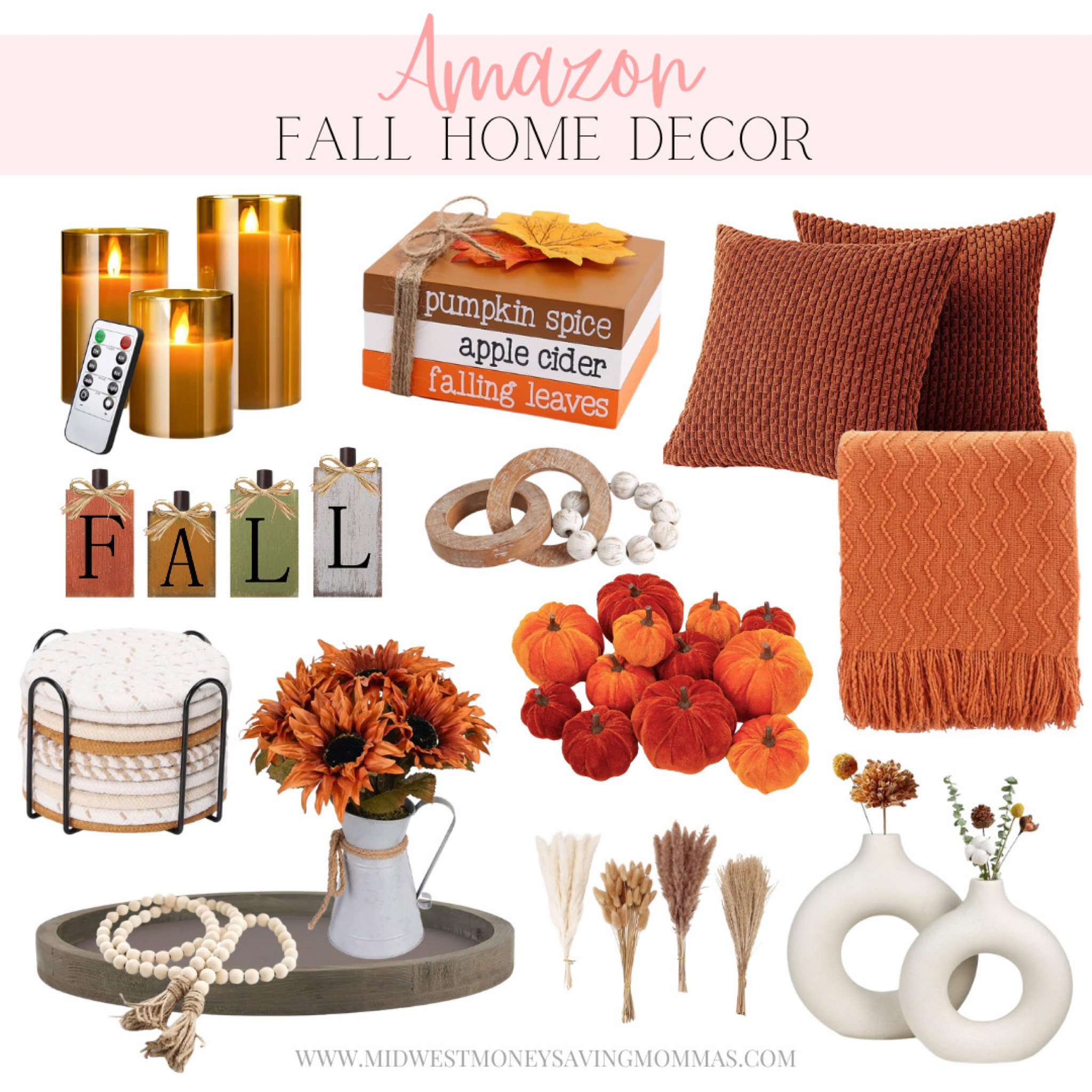 Fall Home Decor

Amazon finds  throw pillow  shelf decor  coffee table decor 

#LTKSeasonal #LTKhome #LTKstyletip