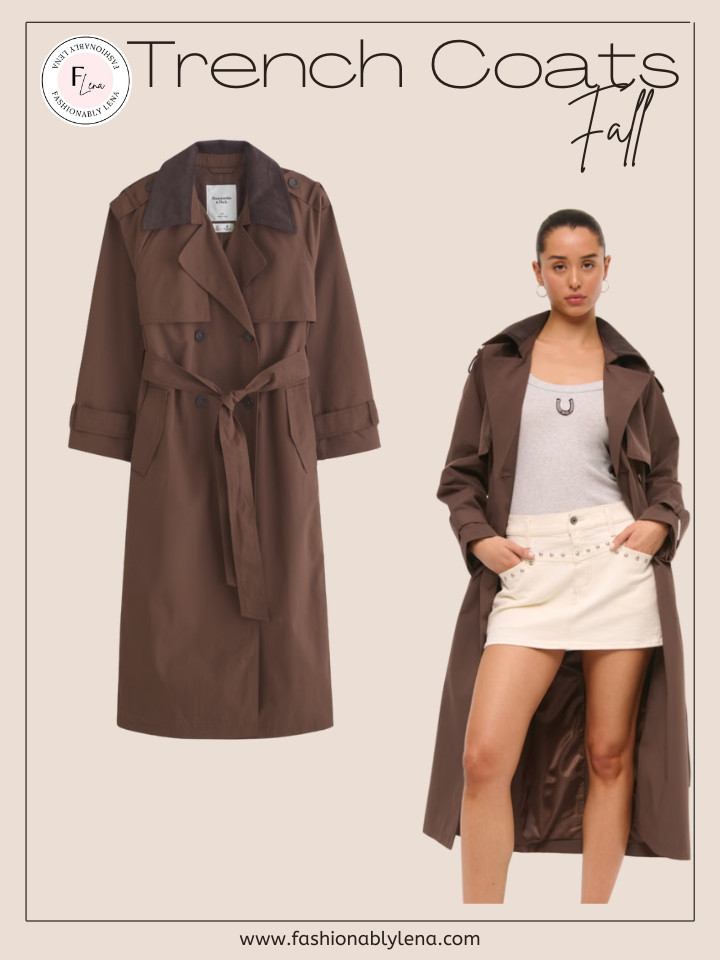 Fall Fashion, trench coat, black trench coat, khaki trench coat, fall style, cropped coat, wool coat, brown coat, black coat, trendy coat 

 #LTKSeasonal #LTKStyleTip