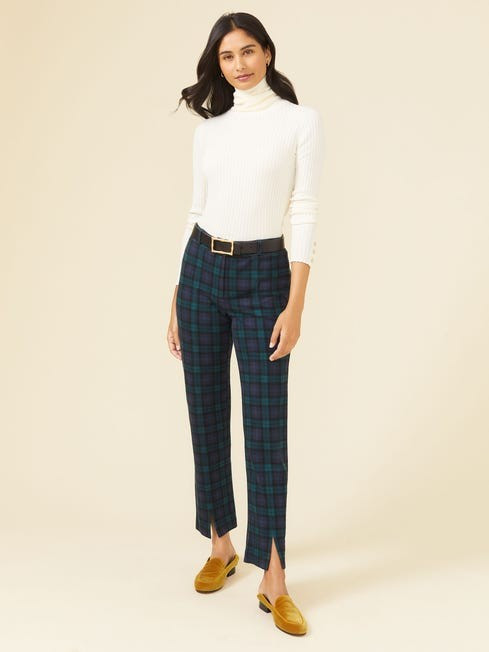 Deanne Pants in Tarrytown Tartan | J.McLaughlin
