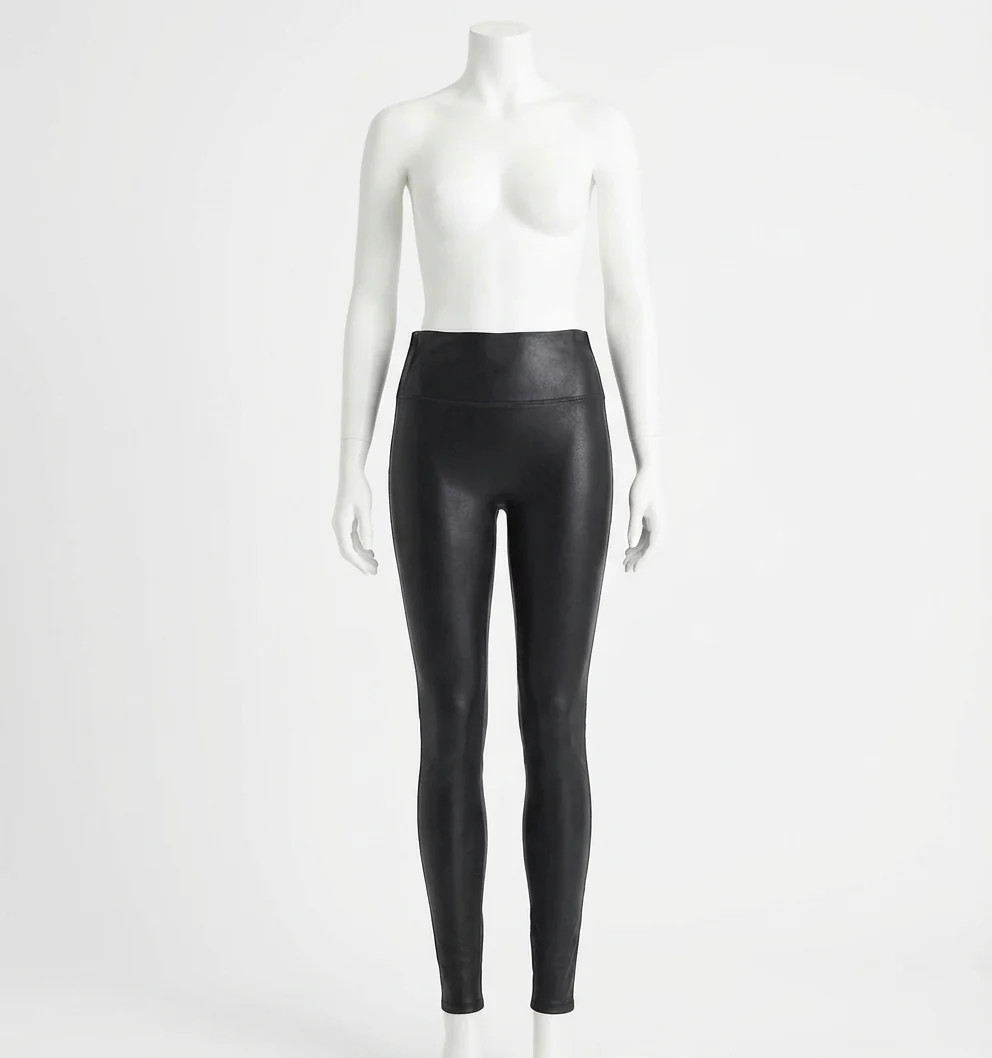 Faux Leather Leggings In Black | Shop Simon
